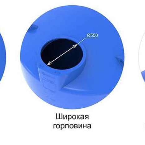 Фото-24998 Емкость Экопром TOR 10000 литров синяя